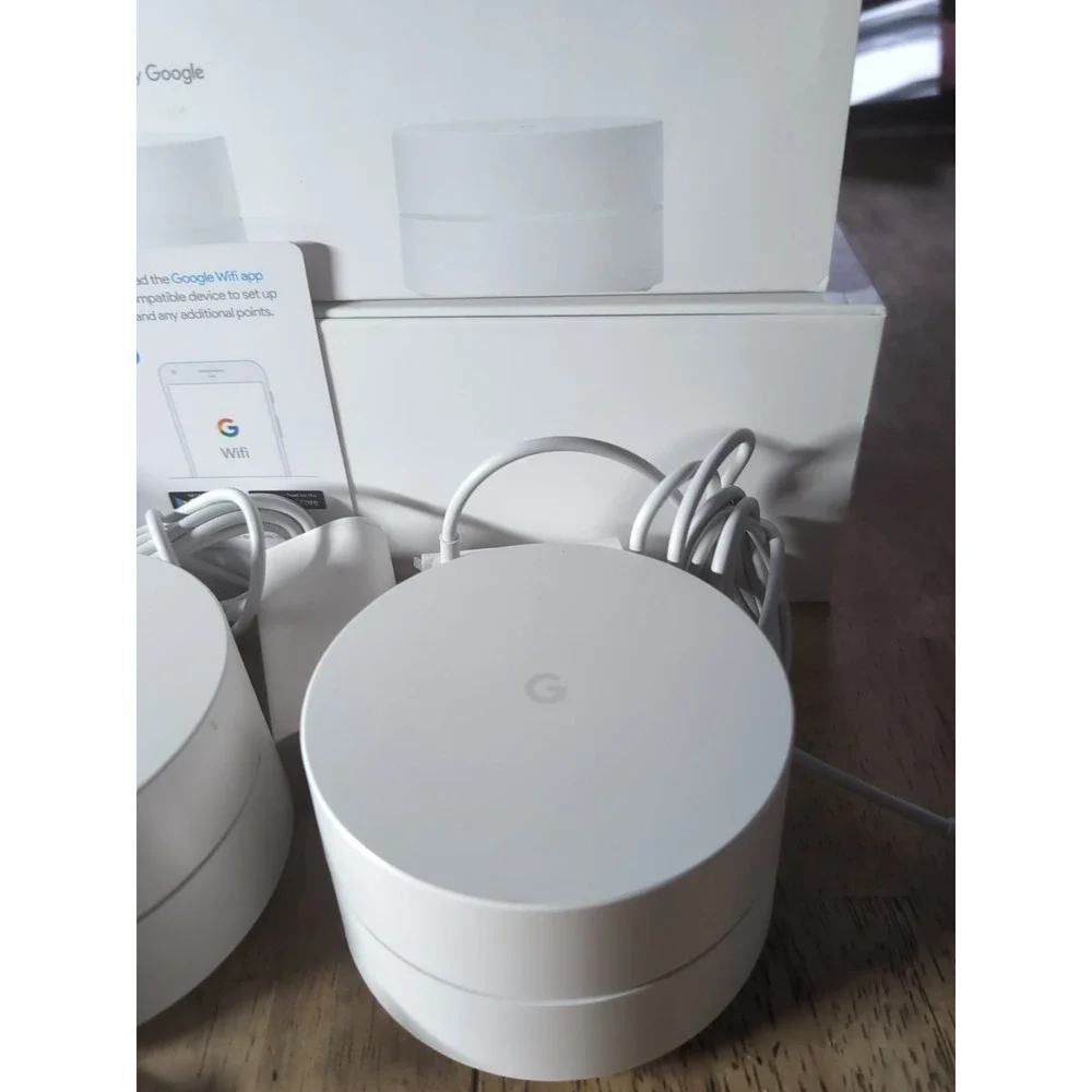 Google WiFi System Whole Home Mesh Router - 3 Pack (Open Box)‎
